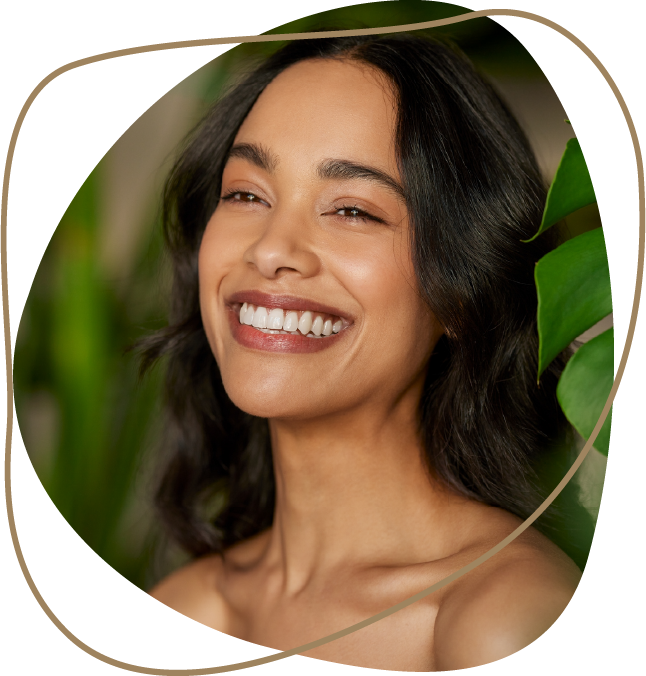 a woman smiling for the camera