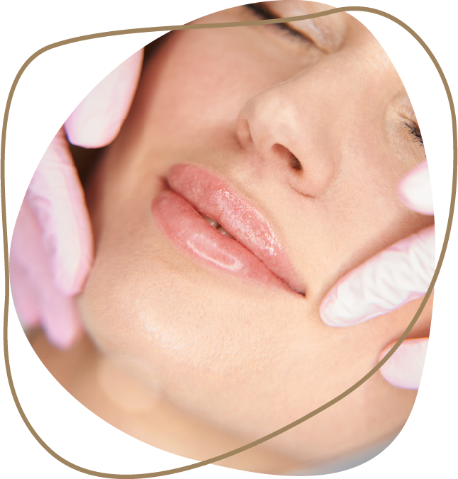 a close up of a person