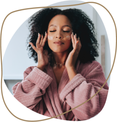 a woman talking on a cell phone